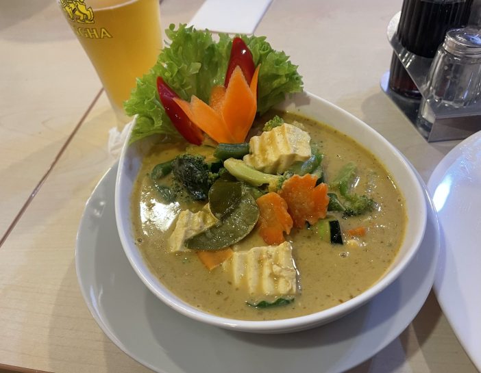 Green curry in Tofu