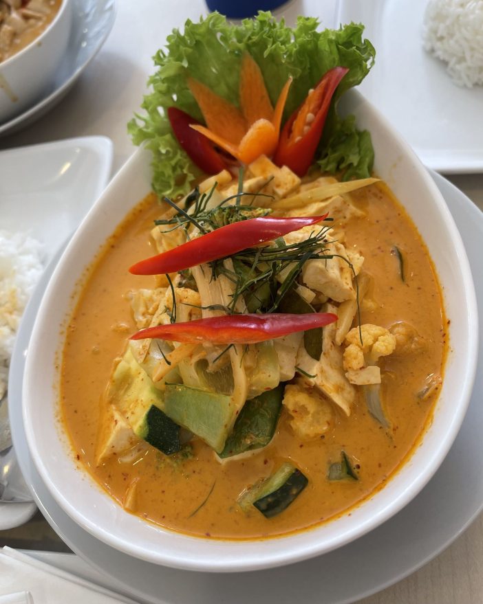 Red curry in Tofu