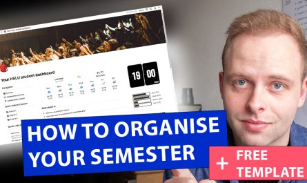 Organising your Semester