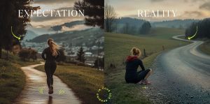 running expectation vs reality