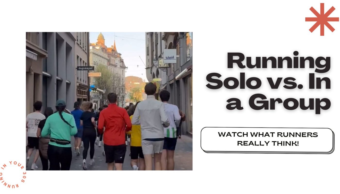 Running alone or in a group