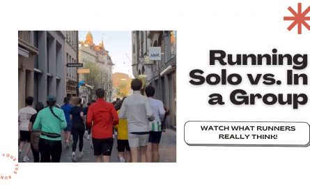 Running alone or in a group
