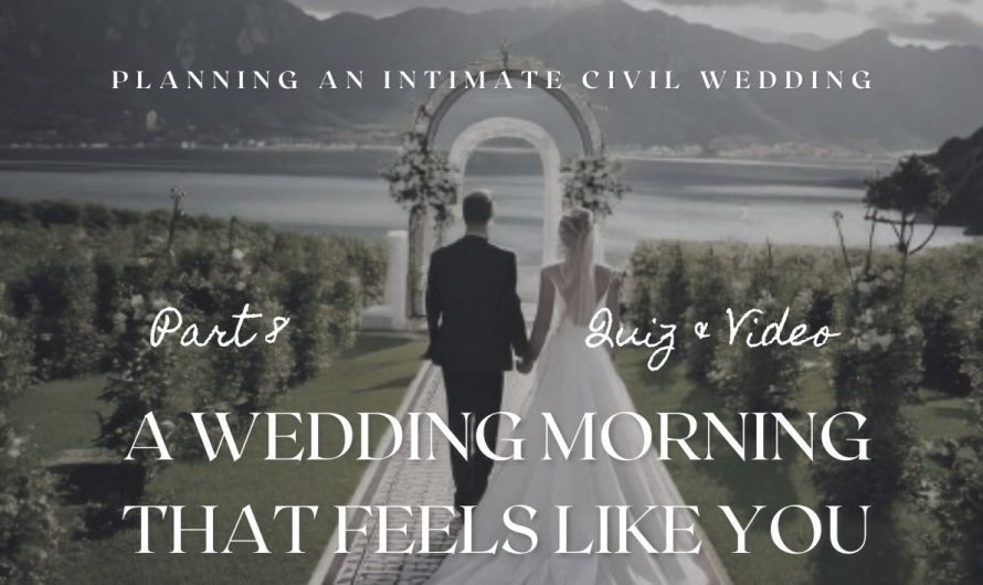 From My Wedding Morning to Yours 🕯️