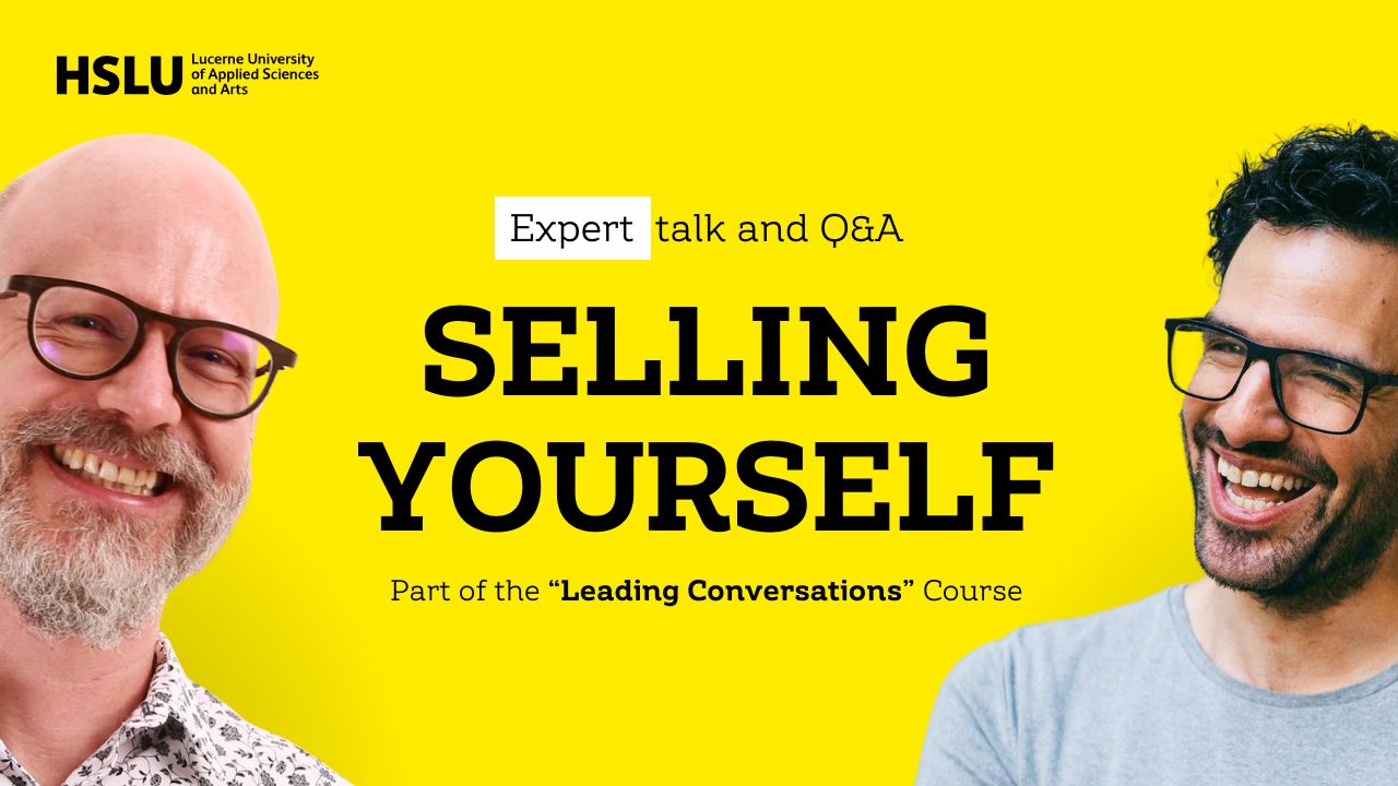 Selling Yourself: a talk from the Leading Conversations Course 2.2