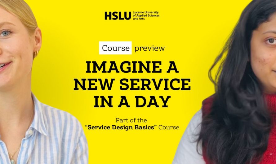 Service Design Basics: Imagining a new service in a day