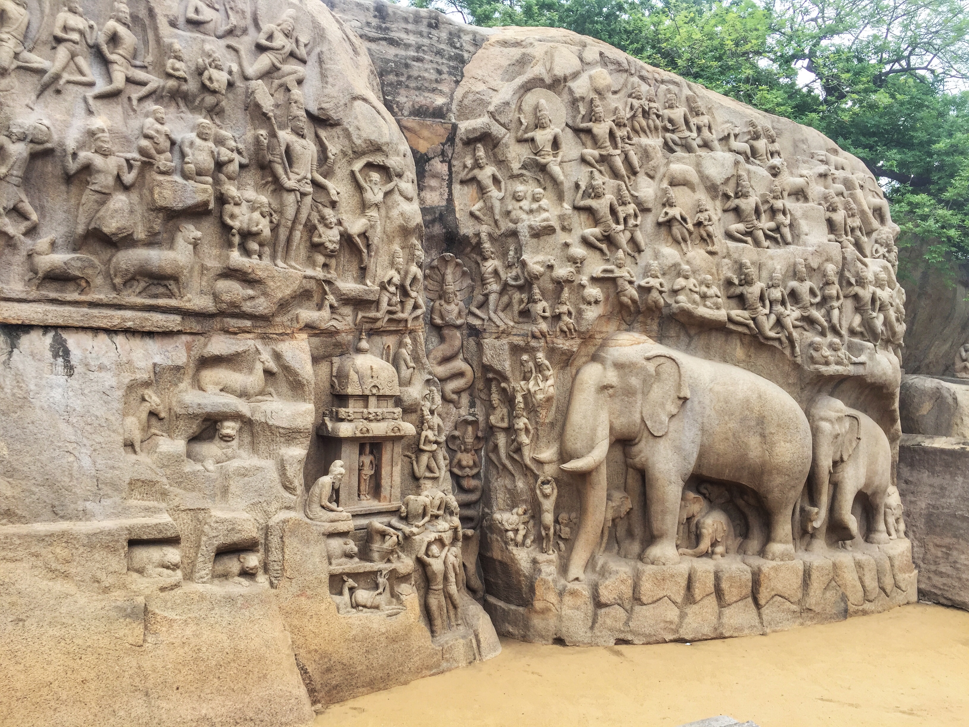 Rock Cut Temples in Mahabalipuram